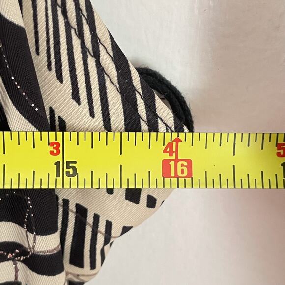 VTG Black Beige Lace Trim Babydoll Tank Top M Y2K Fairy Grunge Bratz USA Glitter - Picture 7 of 8